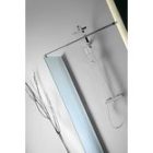 AQUALINE WALK IN Fix zuhanyfal, 80x190cm, matt