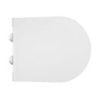 AVVA SLIM WC-ülőke, soft close, króm/fehér