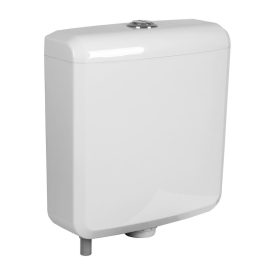   AQUALINE WC tartály duál gombos ,alsó bekötéssel, 1/2", ABS