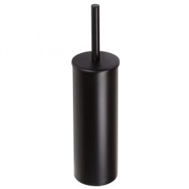   BEMETA DARK WC kefetartó álló vagy falra szerelhető, 95x380x105mm, fekete