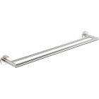 BEMETA NEO Dupla törölközőtartó, 655x55x125mm, inox/matt