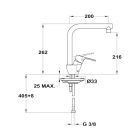 Mofém Zenit szögletes mosogató csaptelep