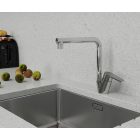 Mofém Zenit szögletes mosogató csaptelep