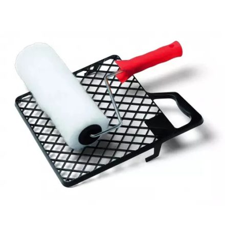 Festőhenger 6 mm-es nyélrendszerrel és csepegtető ráccsal Baseline 24 cm SET - Schuller