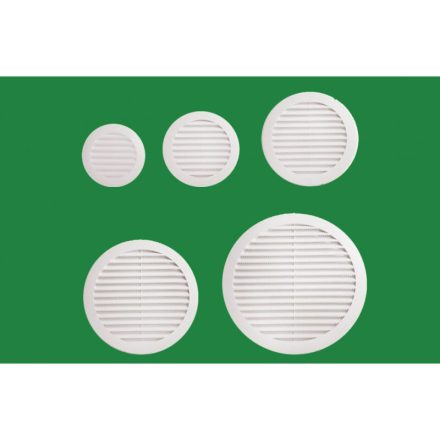 Fix szellőzőrács, fehér kerek - O 60 mm