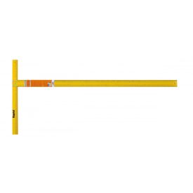 Kapriol derékszög 120cm alu