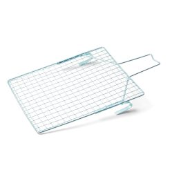   Csepegtetőrács horganyzott fémből, hullámos ráccsal Drop metal 26x30cm