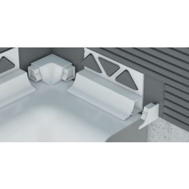 PROFILPLAST előre beépíthető kádszegő fehér, 2,5m