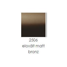   PROFILPLAST 451102506 ELOXÁLT ÍVES MATTBRONZ ÉLVÉDŐ 10 mm 2,5M