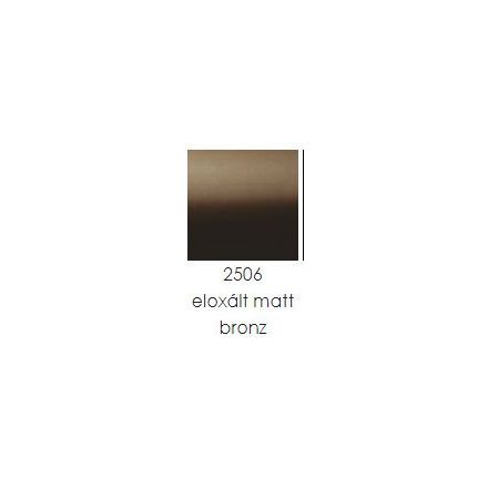 PROFILPLAST 451182506 ELOXÁLT SZÖGLETESMATT BRONZ ÉLVÉDŐ 8 mm 2,5 M