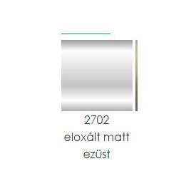   PROFILPLAST 452122502 ELOXÁLT MATT EZÜSTSZÖGLETES LÉPCSŐ ÉLVÉDŐ 8 mm 2,5M