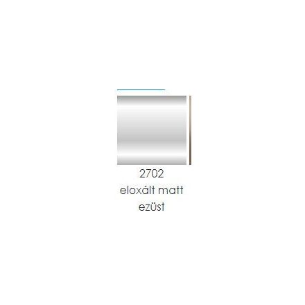 PROFILPLAST 452122502 ELOXÁLT MATT EZÜSTSZÖGLETES LÉPCSŐ ÉLVÉDŐ 8 mm 2,5M