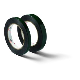 Kétoldalon ragadó PE-habszalag Mount Tape 12mmx5m black