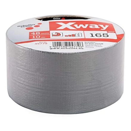 Jól tapadó építményszalag, egyszerűbb felhasználásokra X-Way 48mmx10m silver
