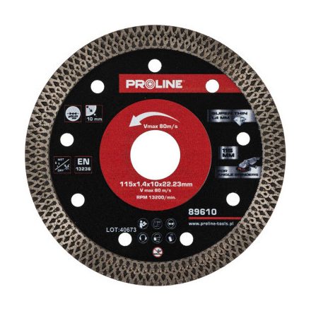 Vékony gyémánt vágókorong 125mm