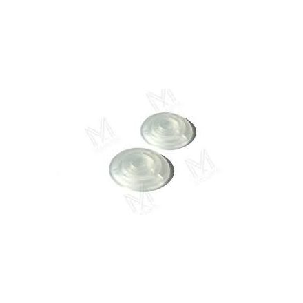 Fali ajtóütköző, átlátszó kivitelben átmérő: 40mm, 2db/csomag