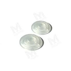   Fali ajtóütköző , átlátszó kivitelben átmérő: 60mm, 2db/csomag