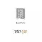 Bianca Plus 60 alacsony szekrény – magasfényű fehér, balos