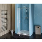 Polysan Easy Line állítható nyíló zuhanyajtó 76-90 cm, átlátszó üveg