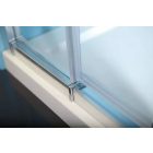 Polysan Easy Line állítható nyíló zuhanyajtó 76-90 cm, átlátszó üveg