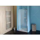 Polysan Easy Line állítható nyíló zuhanyajtó 76-90 cm, BRICK üveg