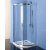 POLYSAN EASY LINE íves zuhanykabin, 800x800mm, transzparent üveg