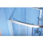 POLYSAN EASY LINE íves zuhanykabin, 900x900mm, transzparent üveg