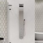 HD Orion Chrome 20x140 hidromasszázs zuhanypanel, rozsdamentes acél