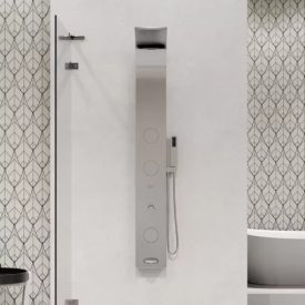   HD Orion Chrome 20x140 hidromasszázs zuhanypanel, rozsdamentes acél