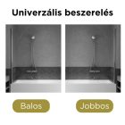 HD Leo Chrome 70x140 kihajtható, 1 szárnyú kádparaván
