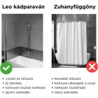 HD Leo Chrome 70x140 kihajtható, 1 szárnyú kádparaván