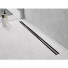 HD Mars Slim 06 Black 80 cm hosszú rozsdamentes acél komplett fekete zuhanyfolyóka