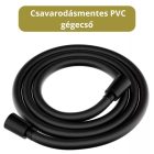 HD Orion Black 20x140 hidromasszázs zuhanypanel, fekete