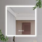 HD Pizzo 80x80 cm LED okostükör, páramentesítő funkcióval