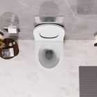 LEA WHITE PEREM NÉLKÜLI MÉLY ÖBLÍTÉSŰ ÍVES FALI WC TETŐ NÉLKÜL