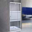 Flexi állítható zuhanyajtó 76-91x185 cm