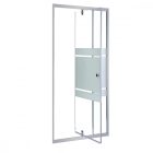 Flexi állítható zuhanyajtó 76-91x185 cm