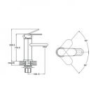 Csaptelep LOB1-A128YB