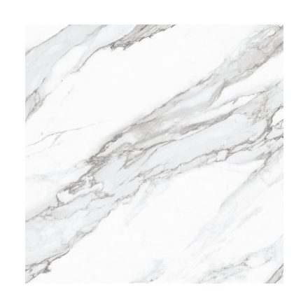 Padlólap, Nextile, Statuario Helix, csiszolt magasfényű rektifikált 60*60 cm I.o.            1,44 m2/doboz