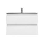 Porto 80 alsó szekrény mosdóval-fehér