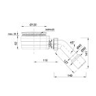 Radaway Doros PT 90x90 akril zuhanytálca