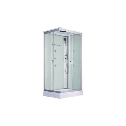 Valerie 80x120 cm szögletes hidromasszázs zuhanykabin